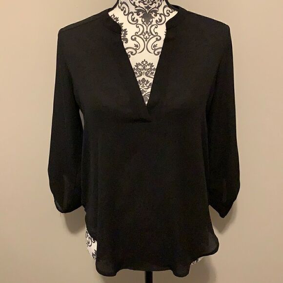 Lush Tops - Lush Woman’s Sheer Short Sleeve Blouse Size XS
